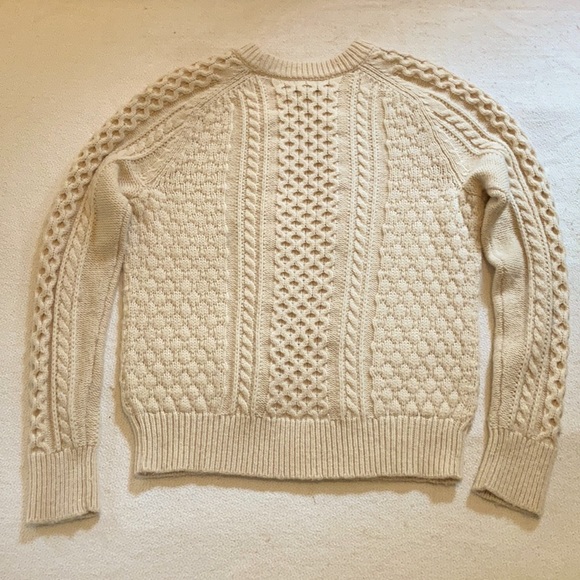 Wool fisherman’s knit style sweater - Picture 3 of 6